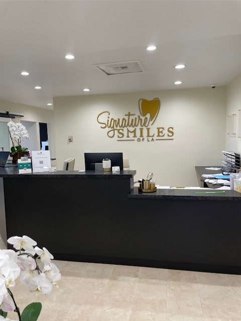 Dental Office Encino - our office reception